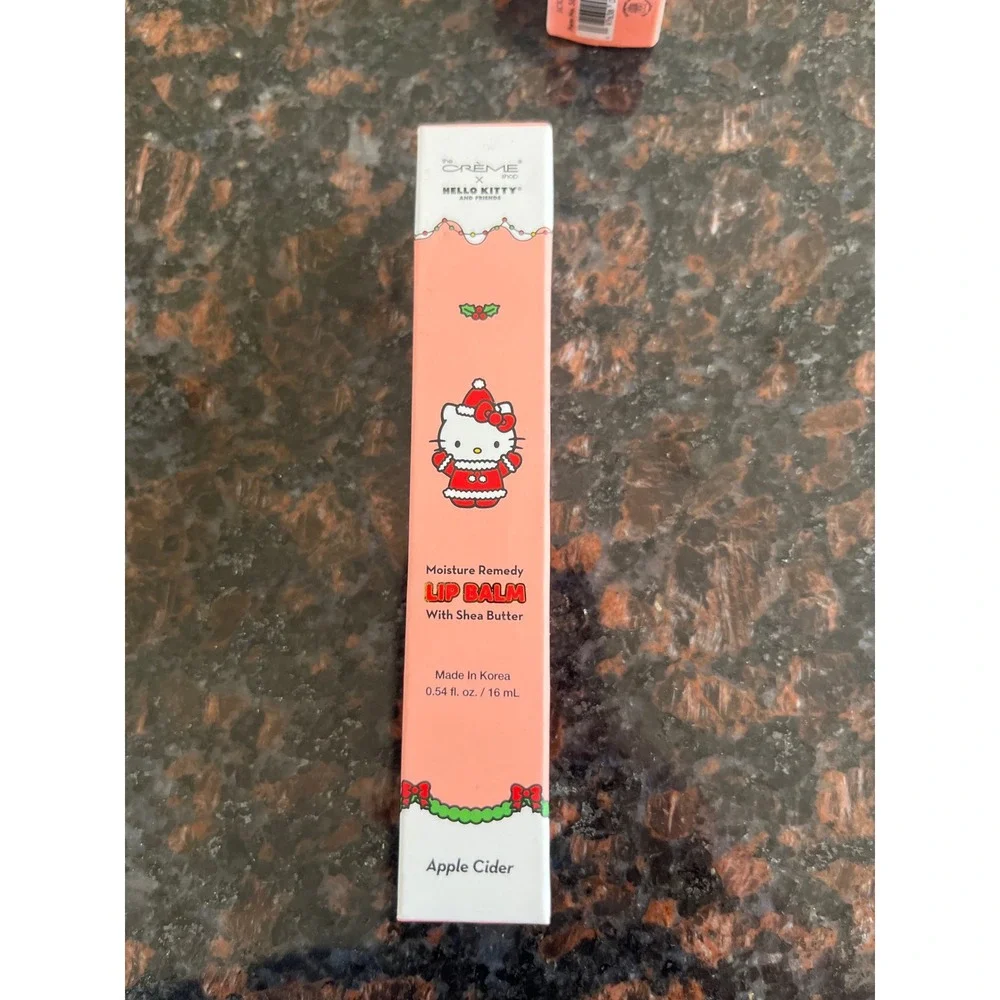The‎ Creme Shop Hello Kitty Apple Cider Lip Balm Moisture Remedy Shea Butter NEW